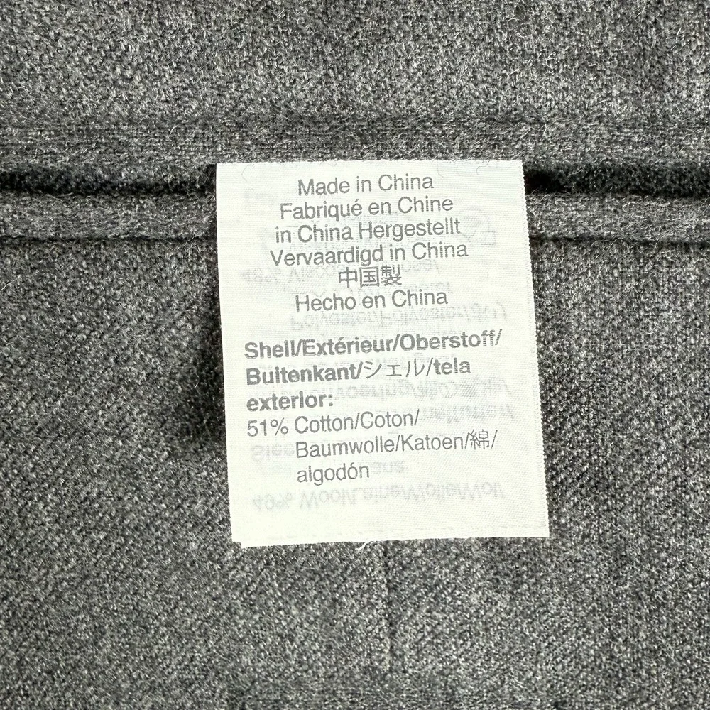 J Crew Ludlow Men's 36S Slim Unstructured Moon Cloth Gray Two Button Blazer